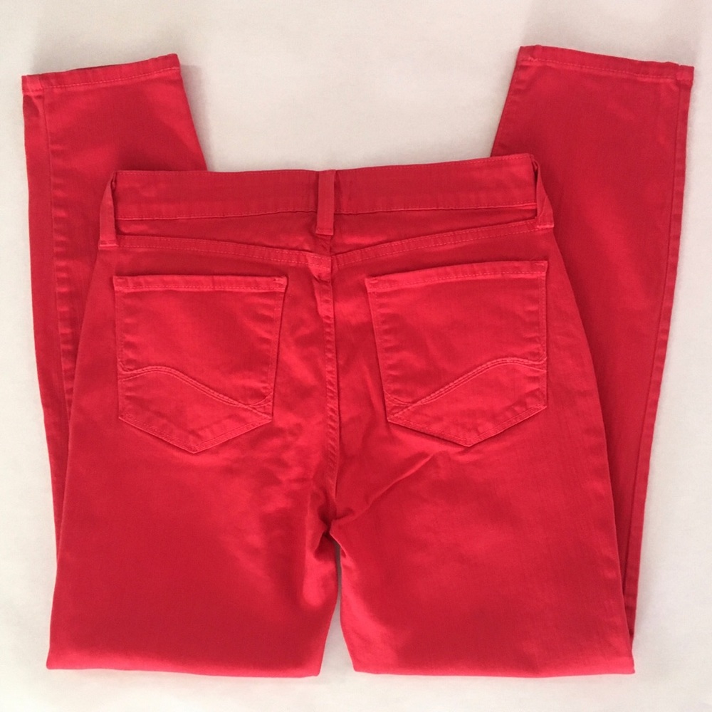 NYDJ Red Clarissa Ankle Jeans - Picture 5 of 9